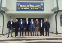 İTSO YÖNETİMİNDEN ARSUZ EMNİYET MÜDÜRÜ TÜRKMENOĞLU’NA ZİYARET
