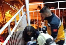 İSKENDERUN’DA EVİNDE DÜŞEN YAŞLI VATANDAŞ KURTARILDI