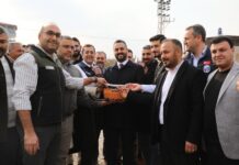 REYHANLI’DA YOLCU TERMİNALİ VE MİNİBÜS GARAJININ TEMELİ ATILDI