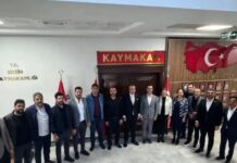 ERZİN’DE BAKAN YERLİKAYA’YA, VALİ MASATLI’YA VE KAYMAKAM ÖZAYDIN’A FAHRİ HEMŞERİLİK BERATI