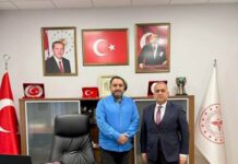 BAŞKAN SARI’DAN BAŞHEKİM KAVVASOĞLU’NA ‘HAYIRLI OLSUN’ ZİYARETİ