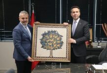 BAKAN BAYRAKTAR’DAN BAŞKAN ÖNTÜRK’E ZİYARET