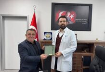 ARİAD BAŞKANI AĞIR’DAN ARSUZ DEVLET HASTANESİ BAŞHEKİMİ KANAR’A HAYIRLI OLSUN ZİYARETİ