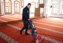 HBB’DEN İBADETHANELERDE KAPSAMLI TEMİZLİK SEFERBERLİĞİ