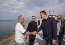 Karaağaç Sahil Bandı Yenileniyor