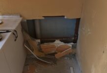 Duvara Sıkışan 2 Yavru Kedi İtfaiye Tarafından Kurtarıldı