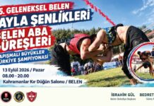 BELEN ER MEYDANINDA ABA GÜREŞİ HEYECANI BAŞLIYOR